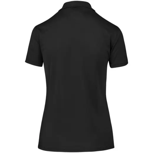 Ladies Maestro Golf Shirt Black Back